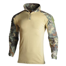 Load image into Gallery viewer, Military Army T-Shirt Men Long Sleeve Camouflage Tactical Combat Multicam Camo Long Sleeve T Shirt