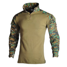 Load image into Gallery viewer, Military Army T-Shirt Men Long Sleeve Camouflage Tactical Combat Multicam Camo Long Sleeve T Shirt