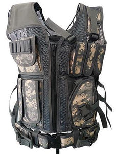 Police Tactical Vest Outdoor Camouflage Military  Vest Army Swat Molle Vest Black