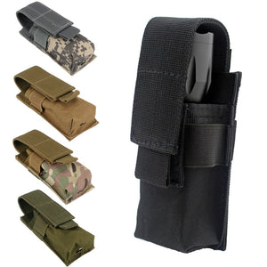 M5 Flashlight Pouch Single Pistol Magazine Pouch Torch Holder Knife Light Holster Bag