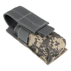 M5 Flashlight Pouch Single Pistol Magazine Pouch Torch Holder Knife Light Holster Bag