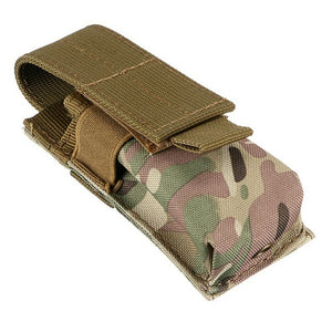 M5 Flashlight Pouch Single Pistol Magazine Pouch Torch Holder Knife Light Holster Bag