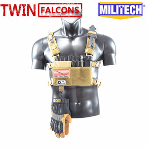 MILITECH Twinfalcons 500D Genuine Cordura Mil Spec Military MK3 Chest Rig Plate Carrier Combat Tactical Vest Army Spiritus Rig