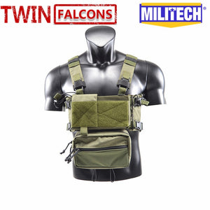 MILITECH Twinfalcons 500D Genuine Cordura Mil Spec Military MK3 Chest Rig Plate Carrier Combat Tactical Vest Army Spiritus Rig