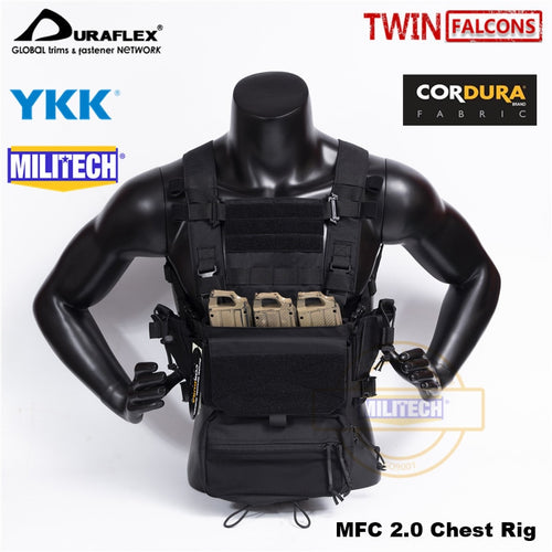 TW MFC 2.0 BK Set CQC RRV MOLLE New MK3 Chest Rig Military Combat Assault Tactical Vest Police Body Armor Hunting Vest