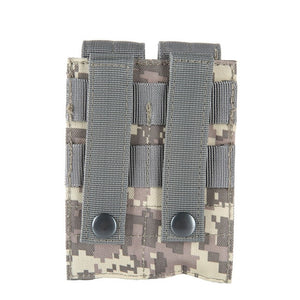 600D 9MM  Molle Nylon Tactical Dual Double Pistol Mag Magazine Pouch Close Holster