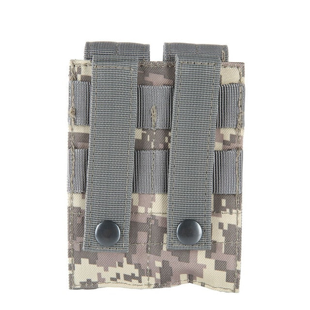 600D 9MM  Molle Nylon Tactical Dual Double Pistol Mag Magazine Pouch Close Holster