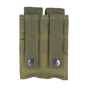 600D 9MM  Molle Nylon Tactical Dual Double Pistol Mag Magazine Pouch Close Holster