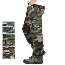 Load image into Gallery viewer, Autumn Summer Military Camo Pants Men Army Trousers Casual