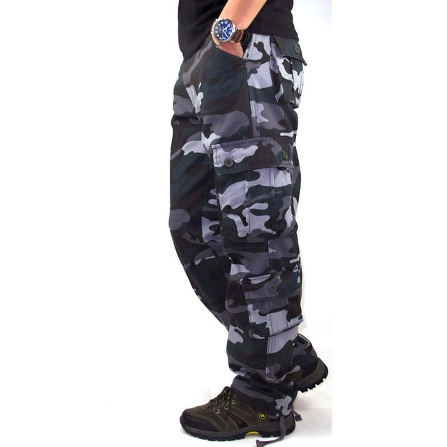 Autumn Summer Military Camo Pants Men Army Trousers Casual