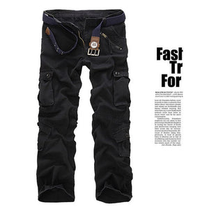 New Men's Cargo Pants Fashion  Cotton Casual Tooling Pants Men