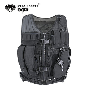 Adjustable Tactical Vest Molle Swat Army Military Combat Assault Body Armor