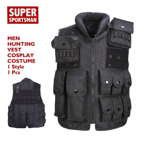 Men Hunting Military Tactical Army Vest Women Swat Police Molle Equipment Adult Colete Airsoft Gear Combat Armor Uniform Costume