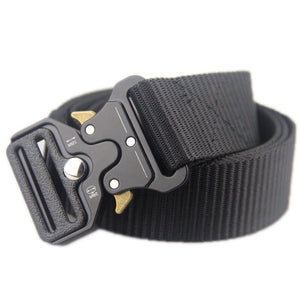 Tactical Belts  Military Waist Belt with Metal Buckle Adjustable Heavy Duty Training Waist Belt Hunting Accessories