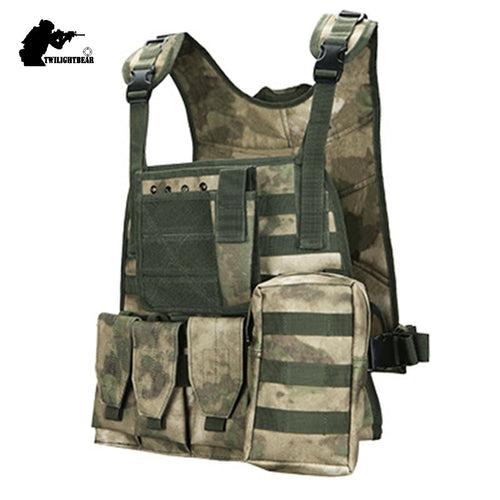 Military Camouflage Tactical Vest 600D  Combat Vest CS