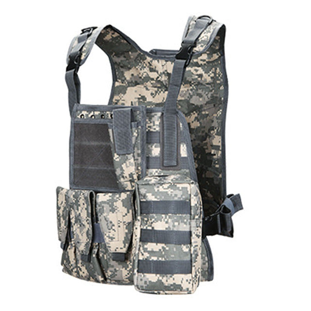 Military Camouflage Tactical Vest 600D  Combat Vest CS