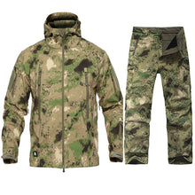 Load image into Gallery viewer, Men Tactical Military Uniform Waterproof Windproof Army Combat Suit Men&#39;s Camouflage  Military Combat Jacket