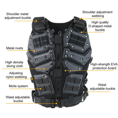 Army Fans Outdoor Vest Game Vest Special Police SWAT Tactical Vest Forces Combat Training Vest