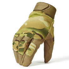 Load image into Gallery viewer, Military Camouflage Tactical Combat Gloves Men Army Multicam Motorcycle Full Finger Glove Shooting Fighting Mitten