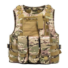 Load image into Gallery viewer, Military Tactical Camouflage style Vest SWAT Police Combat Assault Plate Carrier CS Paintball security Clothing Hunting Vest