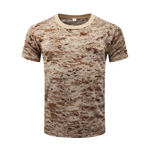 Load image into Gallery viewer, Military Camouflage Tactical T Shirt Men Women Outdoor Short Sleeve Quick Drying Mesh Combat Shirt T