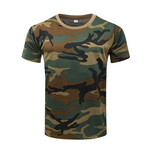 Military Camouflage Tactical T Shirt Men Women Outdoor Short Sleeve Quick Drying Mesh Combat Shirt T