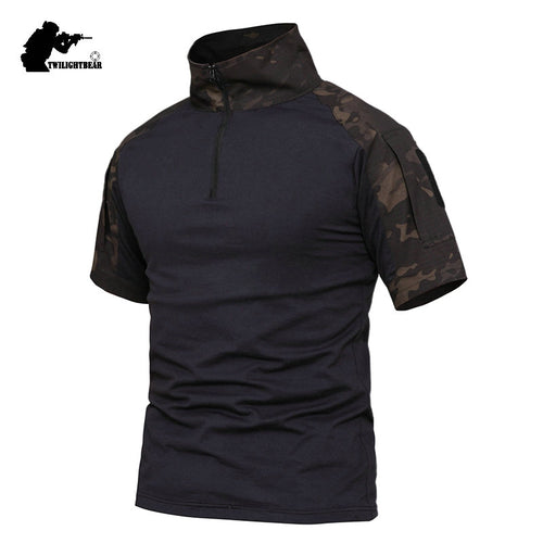 Military Camouflage Frog Suit Short Sleeve