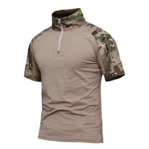 Military Camouflage Frog Suit Short Sleeve