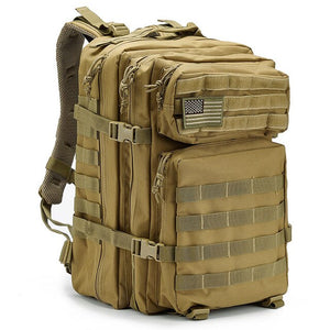 Military Backpack Large-Capacity Waterproof Army Molle Bug Out Assault Bag Multifunctional Soldier Battle Field Bag