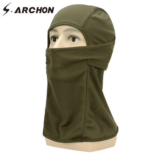 Unisex Quick Dry Camouflage Military Beanie Men Full Face Tactical Balaclava Hat Skullies Army Masks