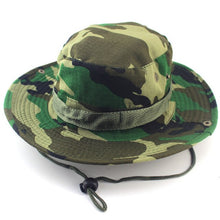 Load image into Gallery viewer, Military Camouflage Boonie Hat Men Women High Quality Outdor Cap Bucket Hats Hunting Fishing Army