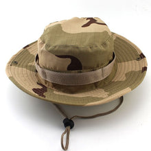 Load image into Gallery viewer, Military Camouflage Boonie Hat Men Women High Quality Outdor Cap Bucket Hats Hunting Fishing Army