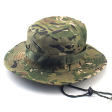 Load image into Gallery viewer, Military Camouflage Boonie Hat Men Women High Quality Outdor Cap Bucket Hats Hunting Fishing Army