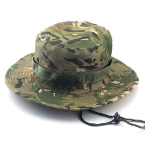 Military Camouflage Boonie Hat Men Women High Quality Outdor Cap Bucket Hats Hunting Fishing Army