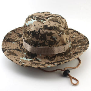 Military Camouflage Boonie Hat Men Women High Quality Outdor Cap Bucket Hats Hunting Fishing Army