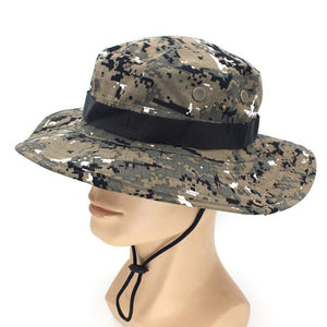 Military Camouflage Boonie Hat Men Women High Quality Outdor Cap Bucket Hats Hunting Fishing Army