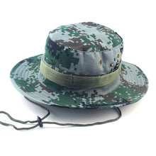 Load image into Gallery viewer, Military Camouflage Boonie Hat Men Women High Quality Outdor Cap Bucket Hats Hunting Fishing Army