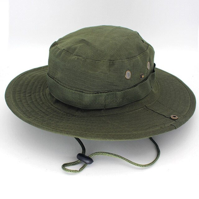 Military Camouflage Boonie Hat Men Women High Quality Outdor Cap Bucket Hats Hunting Fishing Army