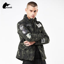 Load image into Gallery viewer, New 4XL Men Camouflage Jacket of Autumn Fashion Stand