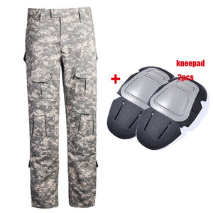 Tactical Camo Pants Men Military Combat Army Soldier SWAT Train