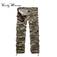 Load image into Gallery viewer, Men's Multi-Pocket Casual Camouflage Pants Men Military Cargo Soldier Army Pants Washed