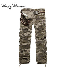 Load image into Gallery viewer, Men's Multi-Pocket Casual Camouflage Pants Men Military Cargo Soldier Army Pants Washed