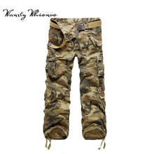Load image into Gallery viewer, Men's Multi-Pocket Casual Camouflage Pants Men Military Cargo Soldier Army Pants Washed