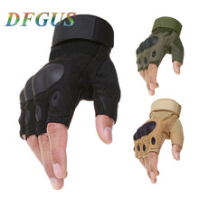 Load image into Gallery viewer, Outdoor Half Finger Tactical Gloves Military Army Shooting Hunting Climbing