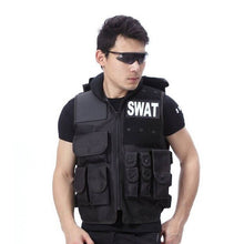 Load image into Gallery viewer, Genuine Man&#39;s Tactical Vest ,bulletproof Vest Model Molle Tactical Black Vest Cs Vest Swat Protective Equipment