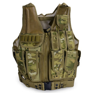 Airsoft Military Tactical Vest Molle Police Body Armor Plate Carrier Swat Army