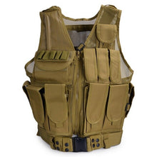 Load image into Gallery viewer, Airsoft Military Tactical Vest Molle Police Body Armor Plate Carrier Swat Army