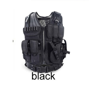 Tactical Vest Adjustable Airsoft Military Swat Molle