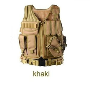 Tactical Vest Adjustable Airsoft Military Swat Molle