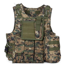 Load image into Gallery viewer, Tactical Vests Military Airsoft SWAT Field Battle Airsoft Molle Combat Assault Plate Carrier Vest Hunting Vest Camouflage Black